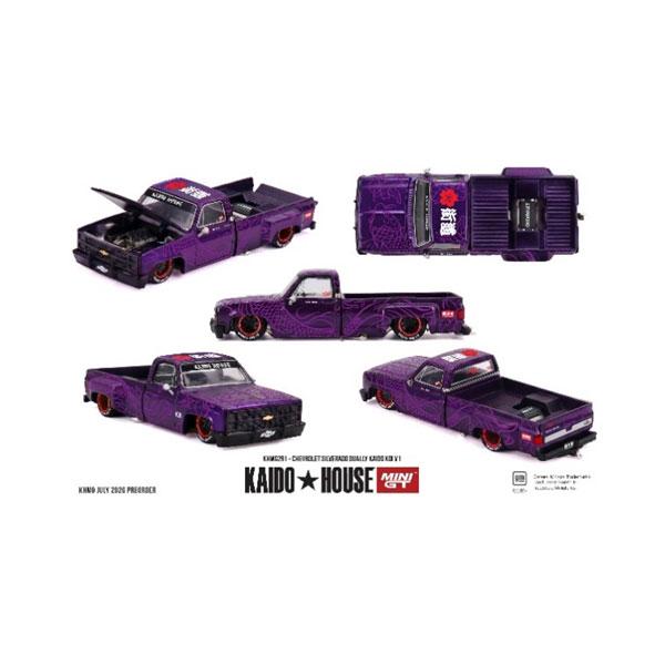 MINI GT 1/64 シボレー シルバラード デューリー KAIDO 鯉 V1(左