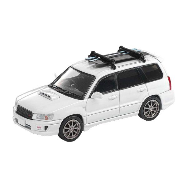 MODEL 1/64 スバル・フォレスター STI Version ホワイト ミニカー MM64