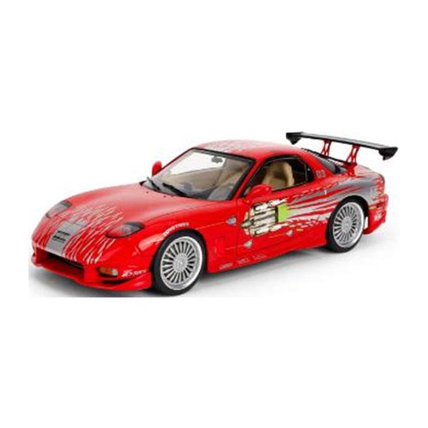 送料無料◆Jada Toys JADA38137 1/18 ワイルドスピード シリーズ F＆F マツダ RX-7 レッド (ドミニク) ダイキャストモデル ミニカー 【未定予約】