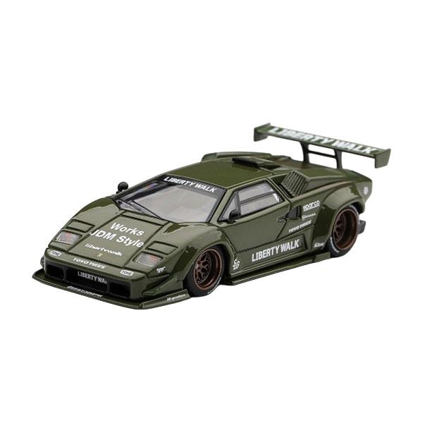 MINI-GT 1/64 ランボルギーニ カウンタック LB-WORKS アーミーグリーン(左ハンドル) ミニカー MGT01416-L 【未定予約】