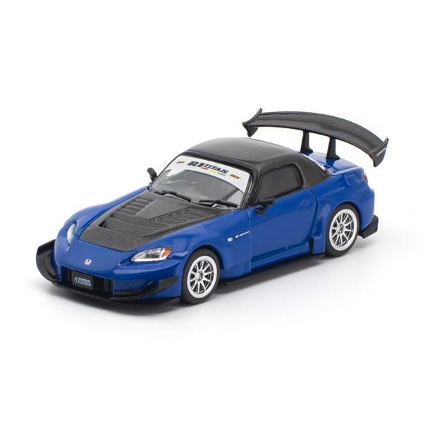 Works Mode 1/64 アミューズ S2000 GT1 ターボ (ブルー) ミニカーl W640048 【未定予約】