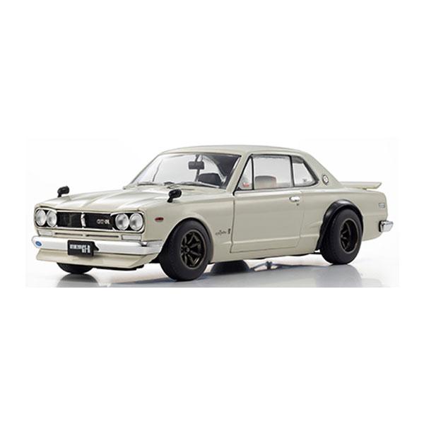 送料無料◆再販 京商 KYOSHOオリジナル 1/18 日産 スカイライン 2000 GT-R (KPGC10) (ホワイト)リニューアル再生産 ミニカー KS08129W 【未定予約】