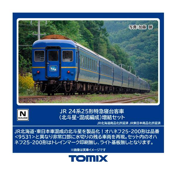 TOMIX 98676 オハネフ25-0 JR24系25形特急寝台客車(北斗星1・2号)基本