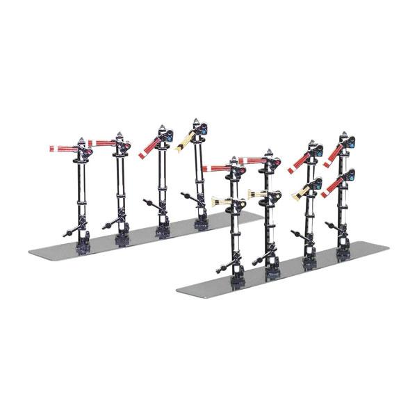 2597 グリーンマックス 着色済み 腕木式信号機セット 着色済みストラクチャー Nゲージ 再生産 鉄道模型 【5月予約】