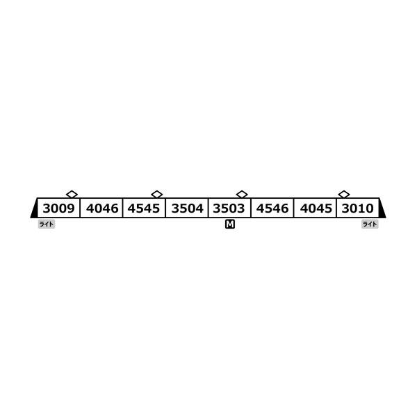 マイクロエース 送料無料◇A6683 営団3000系 全車小窓編成 8両セット N