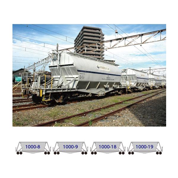 送料無料◇7507a ポポンデッタ ホキ1000 太平洋セメント 4両セット N