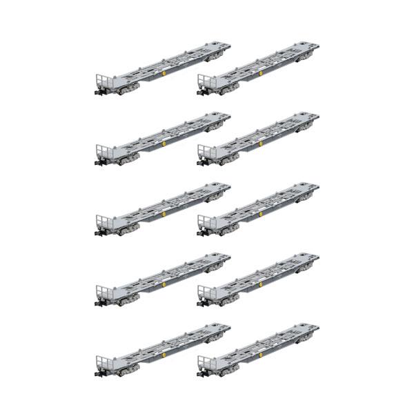 送料無料◆セット販売 TOMIX トミックス JR貨車 コキ106形 (前期型・新塗装・コンテナなし・2両セット)×5 10両セット Nゲージ 再生産 鉄道模型 【11月予約】