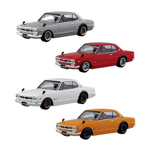 SKYLINE 2000GT TURBO 1/32 プラモデルキット 青島文化教材社 送料無料◇アオシマ 1/32 楽プラ スナップキット