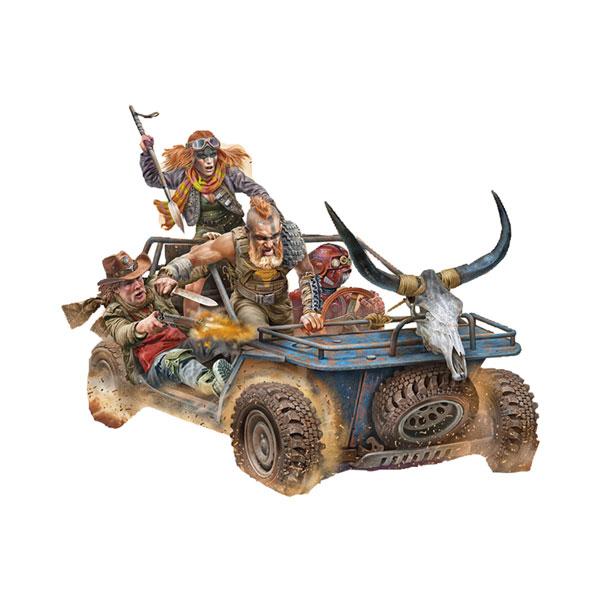 [Release date: January 31, 2026]マスターボックス 1/35 「砂漠の戦いシリーズ」 バッファロー・クラン 盗人を捕まえろ2 フィギュア4体＋バギー プラモデル MB35251 ■発売予定：2026年1月予定(...