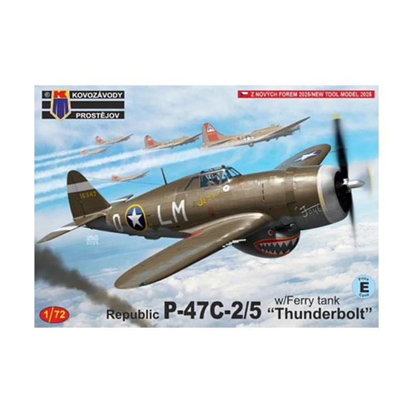 KP Models KPモデル 1/72 P-47C-2/5 サンダーボルト w/フェリータンク