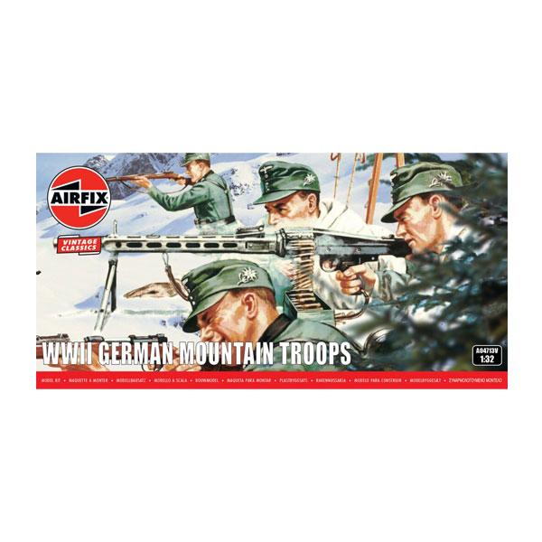 エアフィックス 1/32 ドイツ軍山岳猟兵 フィギュア12体入り