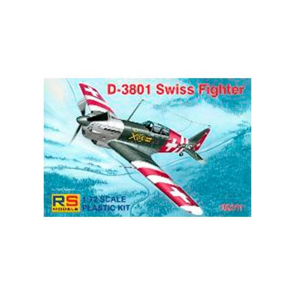 RSモデル 1/72 D-3801 スイス戦闘機 プラモデル 92311 【7月予約