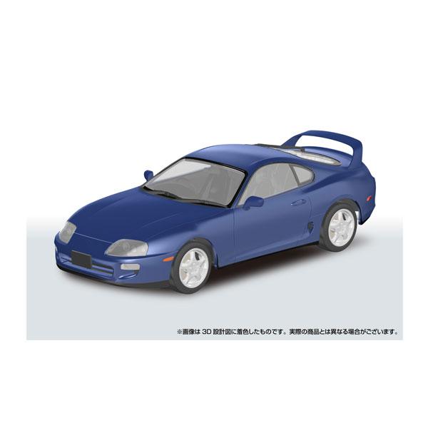アオシマ 楽プラ スナップカー 1/24 JZA80 スープラ 1996 ブルーマイカ