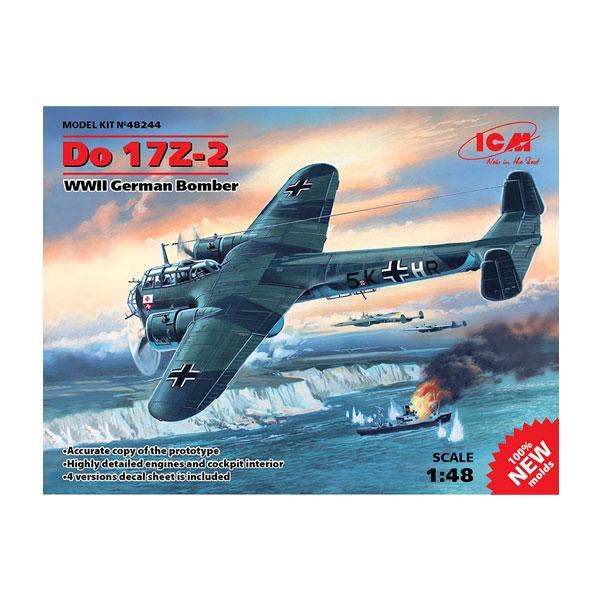 ICM 送料無料◇再販 ICM 1/48 ドルニエ Do17Z-2 爆撃機 プラモデル