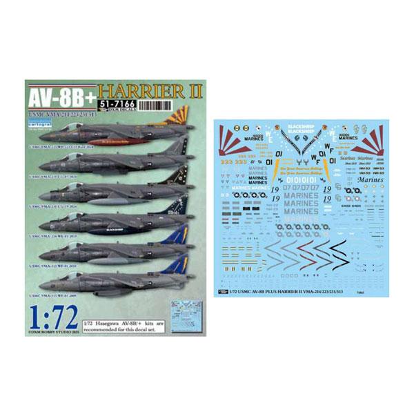 モデルアート DXMデカール 1/72 アメリカ海兵隊 AV-8B＋ ハリアーII