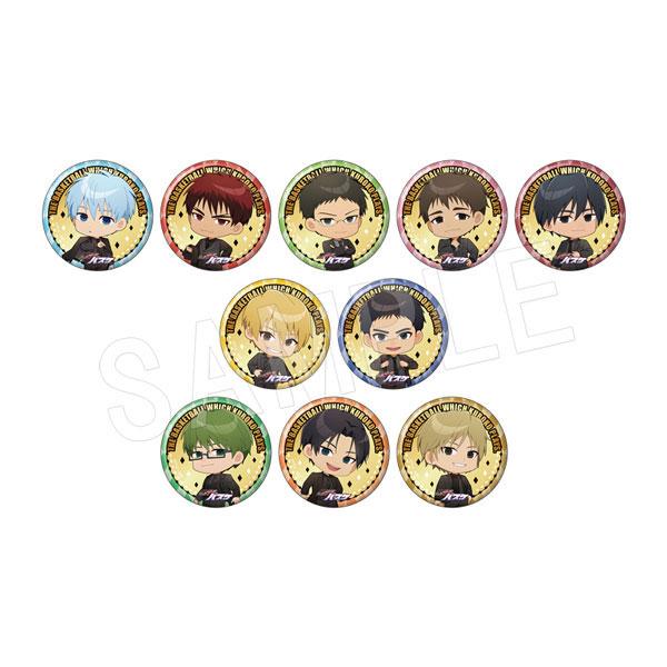 黒子のバスケ ミニキャラトレーディングゴールド缶バッジ JF2026黒