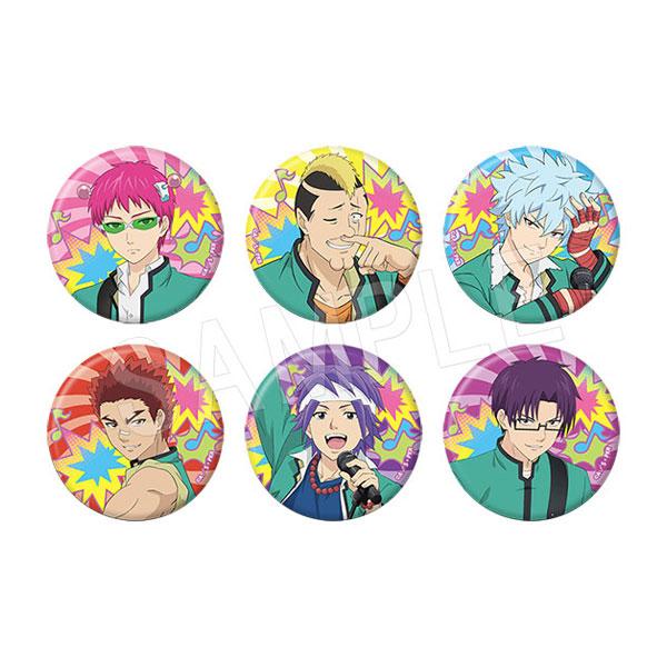 斉木楠雄のΨ難 トレーディングホロ缶バッジ バンドver. 中外鉱業 (1BOX