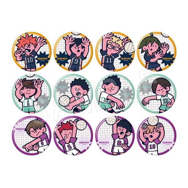 ハイキュー！！ トレーディングマット缶バッジ JF2026 (A) 中外鉱業