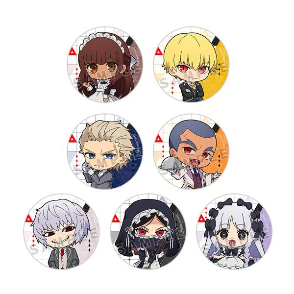 Fate/strange Fakeトレーディング缶バッジ (執事＆メイド) カーテン魂