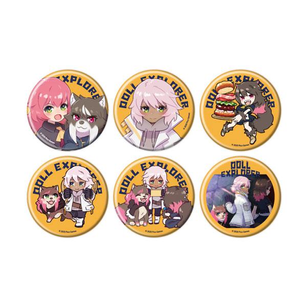 DOLL EXPLORER」 缶バッジ01/ブラインド コンプリートセット(全6種