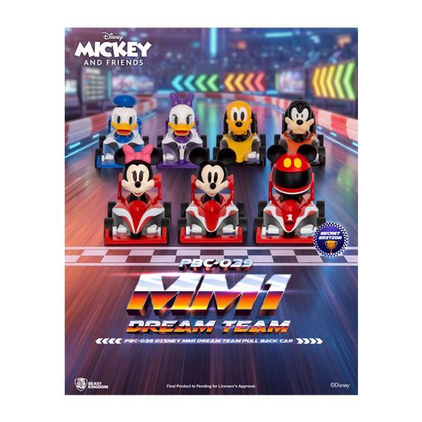 送料無料◆ディズニー MM1 ドリーム・チーム プルバックカー ブラインドボックス PBC-039 (1BOX) BEAST KINGDOM 【11月予約】