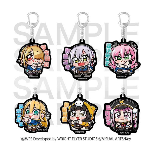 送料無料◆ヘブンバーンズレッド Art by 大川ぶくぶ トレーディングブラックアクリルキーホルダー (1BOX) イーディス 【12月予約】