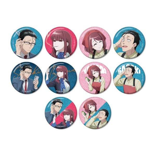 スーパーの裏でヤニ吸うふたり 缶バッジ 送料無料◇TVアニメ「スーパーの裏でヤニ吸うふたり」 描き下ろし if
