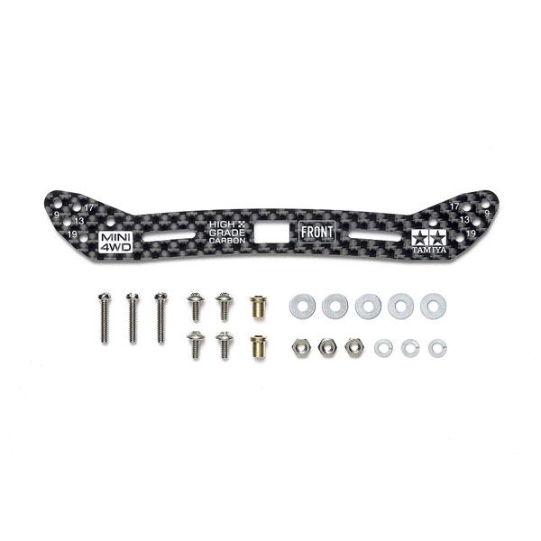 [Release date: January 31, 2026]タミヤ ミニ四駆グレードアップパーツ No.548 HG カーボンフロントワイドプレート 2mm (スライドダンパー対応) 15548 ■発売予定：2026年1月予定(発売は遅...