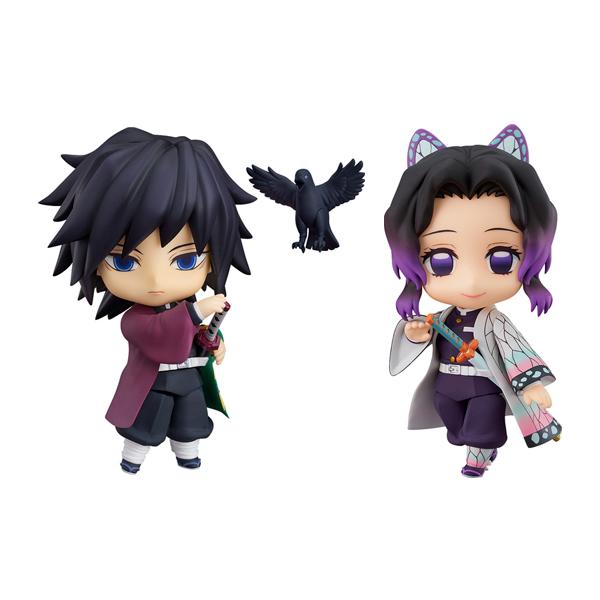 【限定顔パーツ付】ねんどろいど 鬼滅の刃 冨岡義勇 胡蝶しのぶ 2体セット ねんどろいど 送料無料◇ねんどろいど 鬼滅の刃 2種セット (冨岡義勇