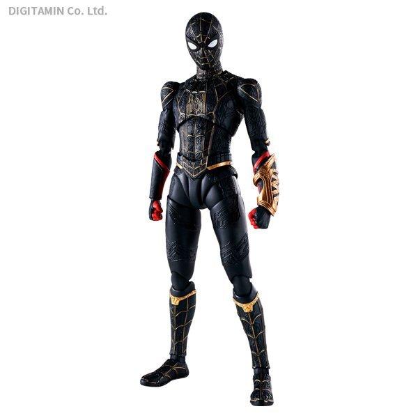 送料無料◆初回特典+先着特典付属 バンダイスピリッツ S.H.Figuarts スパイダーマン［ブラック＆ゴールドスーツ］（ZF91982）