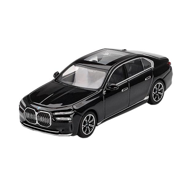 MINI-GT 1/64 BMW i7 eDrive50 ブラックサファイア (左ハンドル