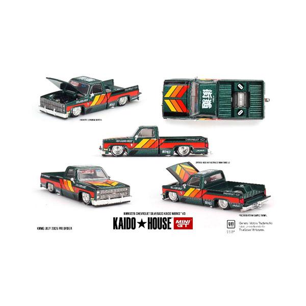 MINI-GT 1/64 シボレー シルバラード KAIDO WORKS V3 (左ハンドル