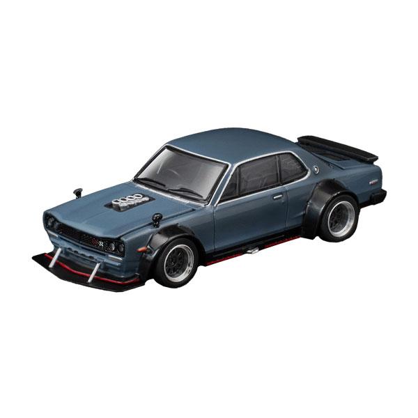 POP RACE 1/64 スカイライン GT-R V8 ドリフト (ハコスカ) グレー