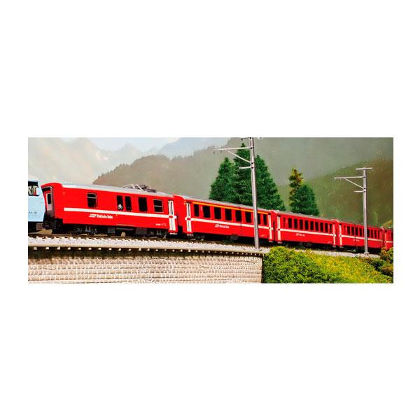 10-1413 KATO カトー アルプスの赤い客車 EW I 基本セット(4両
