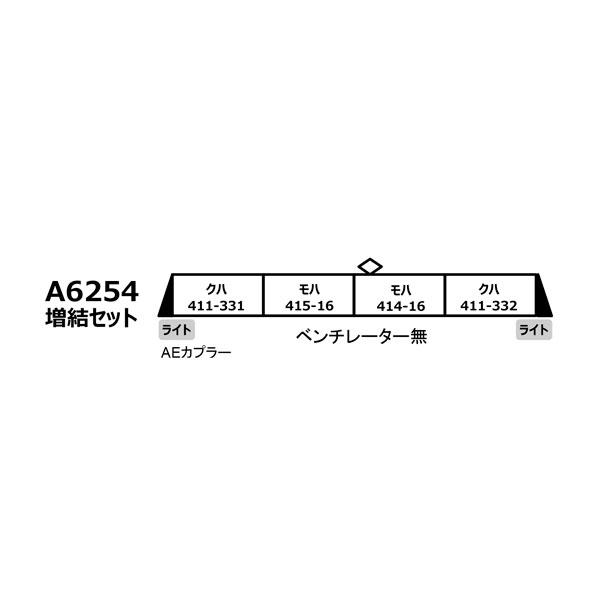 送料無料◆A6254 マイクロエース 415系0番代新製冷房車 九州色 未更新車 増結4両セット Nゲージ 鉄道模型（ZN138691）