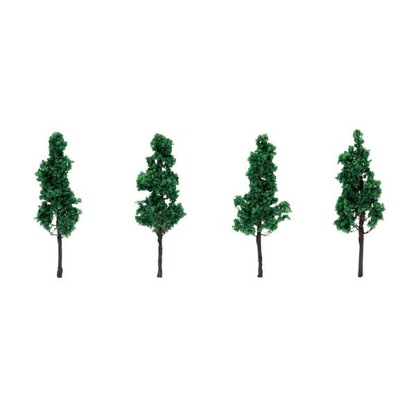 8208 TOMIX トミックス 針葉樹 (ディープグリーン・4本セット) Nゲージ 鉄道模型（ZN152887）