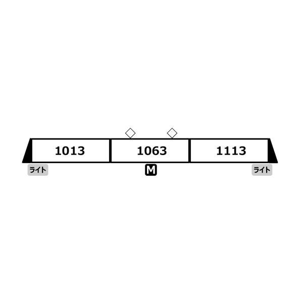 送料無料◆A1242 マイクロエース 近鉄1010系 ワンマン車 湯の山線・鈴鹿線 3両セット Nゲージ 鉄道模型（ZN161622）