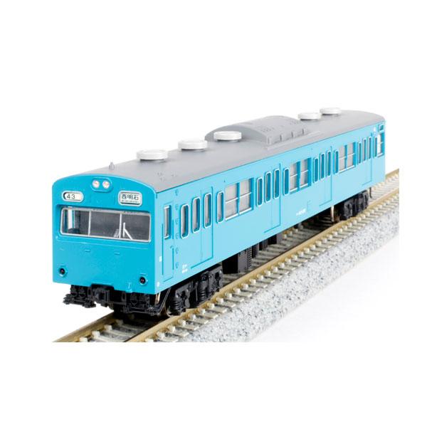 KATO 103系　スカイブルー 10-1743F KATO カトー 103系 (スカイブルー) 4両セット2 (低運転台先頭