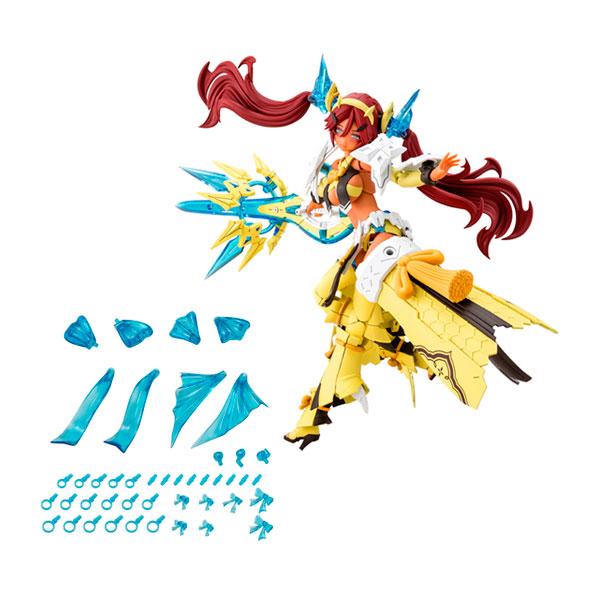 送料無料◆メガミデバイス 皇巫 アメノウズメ 陽光 プラモデル＋M.S.G ドレスアップパーツ キュートリボンセット スカイブルーVer. セット販売 （ZP142846）