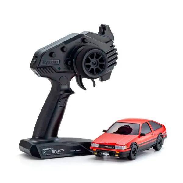 送料無料◇京商 ミニッツAWD トヨタ カローラレビン AE86 レッド