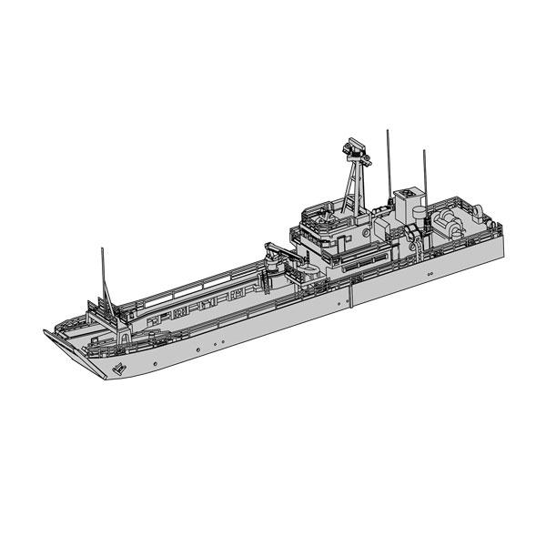 モデリウム 1/700 海上自衛隊 輸送艇1号型 ガレージキット （ZS130278）