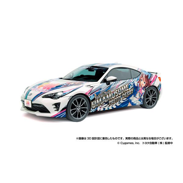 アオシマ 1/24 痛車 ウマ娘　プリティーダービー TOYOTA86 完成品 青島文化教材社 アオシマ 1/24 痛車 No.1 ウマ娘 プリティー