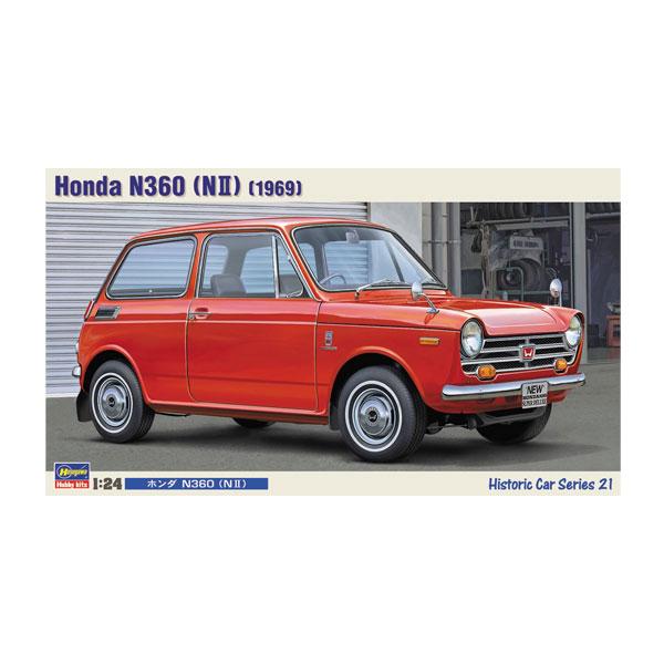 ハセガワ 再販 1/24 ホンダ N360 (NII) プラモデル HC21
