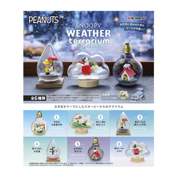 リーメント スヌーピー ウェザーテラリウム(SNOOPY WEATHER terrarium) (1BOX) （ZT174547）