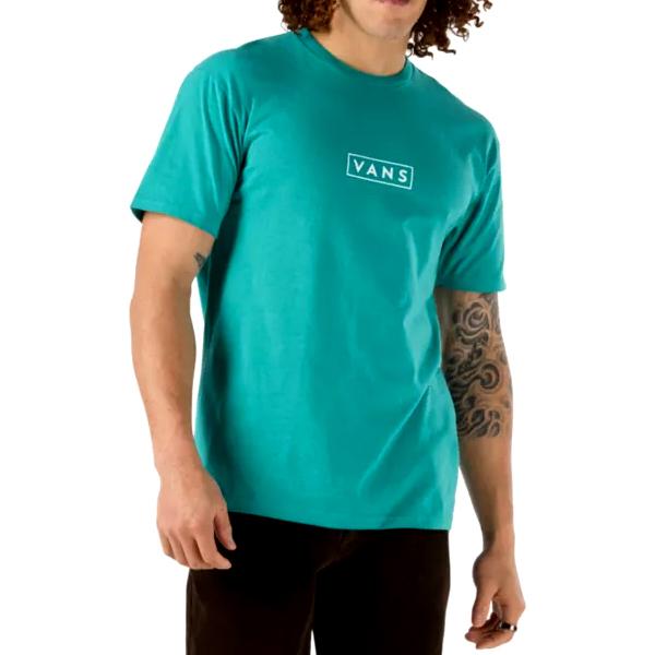 VANS CLASSIC EASY BOX TEE Tシャツ ターコイズ バンズ VANS CLASSIC EASY BOX TEE Tシャツ ターコイズ バンズ