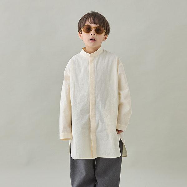 MOUN TEN. マウンテン ロングシャツ 子供服 dry washer long shirt(organic cotton) [MS38-1821]