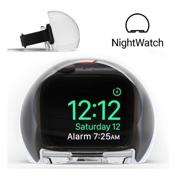 NightWatch（ナイトウォッチ） 充電ドック Apple Watch（アップルウォッチ）用 ナイトスタンド 充電スタンド  充電器 ギフト ガジェット プレゼント