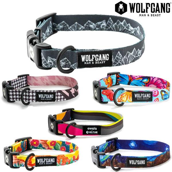 WOLFGANG MAN & BEAST ウルフギャング 首輪 大型犬用首輪 くびわ Lサイズ 犬用 イヌ いぬ 紐 おしゃれ お洒落 散歩 アウトドア