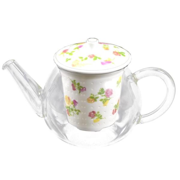 有田焼 セランドグラス おしゃれポット 誕生花 6月 バラ 480cc Cka 400 Oldkinderhookcottages Com