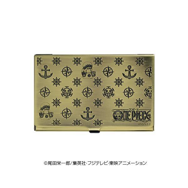 One Piece ワンピース ディスカウント 電伝虫メタルカードケース ブラス ロー